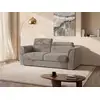 Image de Canapé convertible polyester 3 places taupe