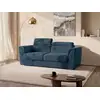 Image de Canap © convertible polyester 3 places bleu
