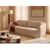 Image de Canapé fixe polyester 3 places beige