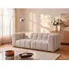 Image de Canap © fixe polyester 3 places beige
