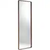 Image de Miroir sur pied rectangulaire en bois placage noyer
