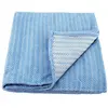 Image de Plaid laine 100% bleu ciel 120x180 cm
