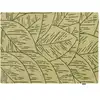 Image de Tapis Laine Tissé à la main feuillage Vert 133x190