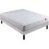 Image de Ensemble matelas + sommier + pieds 140x190 cm