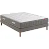 Image de Ensemble matelas ressorts et latex et sommier tapissier 140 x 190 cm