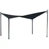 Image de Tonnelle papillon polyester gris anthracite 3.5x3.5 m