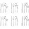Image de Ménagère 24 pièces en inox argent
