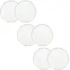 Image de Lot de 6 assiettes plates blanches