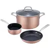 Image de Set de 4 pièces cuivré 28cm greblon céramique