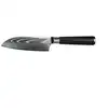 Image de Couteau santoku noir damas 29cm avec étui