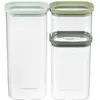 Image de Lot de 3 bocaux en verre 600/1300/2000ml