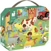 Image de Puzzle une journée à la ferme 24 pcs