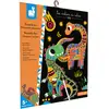 Image de Cartes à gratter Scratch art Dinosaures silhouettés