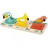 Image de Puzzle à encastrement Mes premières formes en bois Tropik (6 pièces)
