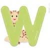 Image de Lettre w sophie la girafe