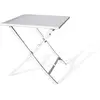 Image de Table de jardin carrée pliante en aluminium