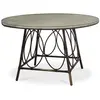 Image de Table de jardin ronde 4 places en aluminium