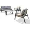 Image de Salon de jardin 5 places en aluminium