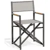 Image de Fauteuil de jardin en toile plastifiée et aluminium