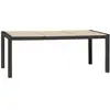 Image de Table de jardin 6 à 8 places en aluminium avec plateau céramique