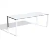 Image de Table de jardin 8 places en aluminium laqué et peinture epoxy