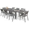 Image de Ensemble repas de jardin 8 places en aluminium