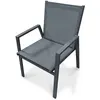 Image de Fauteuil de jardin empilable en aluminium