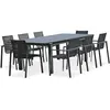 Image de Ensemble repas de jardin 8 places en aluminium