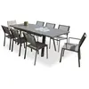 Image de Ensemble repas de jardin 8 places en aluminium