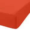 Image de Drap housse en coton bio bisque 140x200 cm