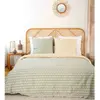 Image de Parure housse de couette satin de coton imprimée + 2 taies 260x240 cm
