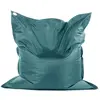 Image de Pouf de sol en polystyrène recyclé 140 x 180 cm bleu canard