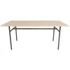 Image de Table repas chêne et métal rectangulaire 180 cm