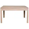 Image de Table carrée extensible en chêne blanchi l140/200