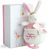 Image de Coffret peluche musicale Lapin étoile Poudre de Perlidoudou (14 cm)