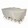 Image de Housse table de jardin 200 x 130 cm taupe