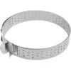 Image de Cercle à tarte extensible perforé 16 à 30cm
