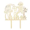 Image de Cake topper en bois Ohohoh