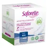 Image de Saforelle Protections Serviettes Nuit en Coton Bio avec Ailettes 10 unités