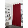 Image de Rideau thermique occultant oeillets rouge mc330 140lx260h
