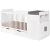 Image de Lit bébé combiné Blanc
