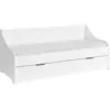 Image de Lit gigogne banquette 80x200 Blanc