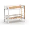 Image de Lit superposé 90x190 en Pin massif Blanc et Bois