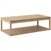 Image de Table basse effet bois clair h60