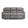 Image de Canap © relaxation manuel 3 places microfibre - gris