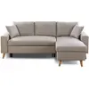 Image de Canapé d'angle réversible et convertible - beige