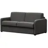 Image de Canapé convertible express 3 places en tissu gris foncé - 160x190cm