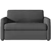 Image de Fauteuil couchage rapide 100x190 en tissu - Gris