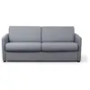 Image de Canapé convertible express 3 places en tissu gris clair - 140x190cm