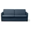 Image de Canapé convertible express 3 places en tissu bleu foncé - 140x190cm